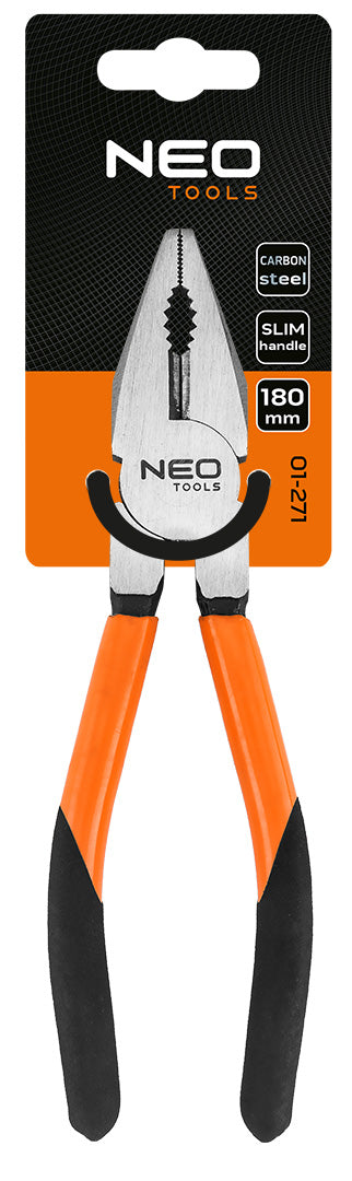 Kombinált fogó 180mm, Slim széria, keskenyített fogantyú