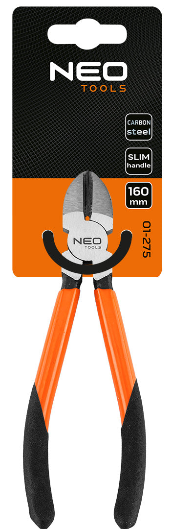 Oldalcsípő fogó 160mm, Slim széria, keskenyített fogantyú