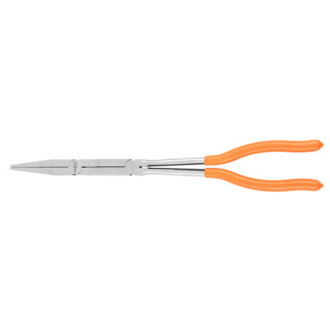 Duplacsuklós fogó, egyenes hosszúcsőrű, 330mm, CRV