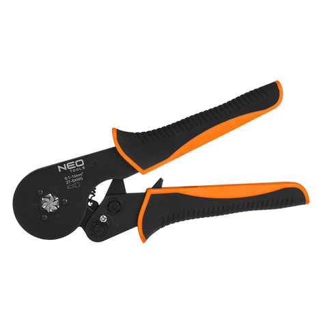 NEO TOOLS 01-548 Krimpelő-, érvéghüvelyfogó, hatszög pofa, 0.1 -16mm2