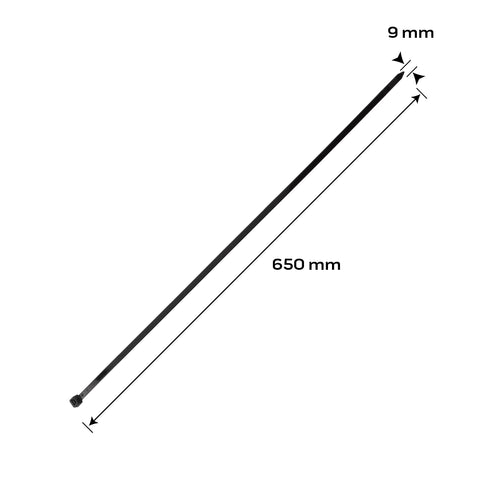 NEO TOOLS 01-644 Kábelkötegelő, gyorskötöző, EXTREME, UV álló, fekete, 9,0x650mm, 50db/cs