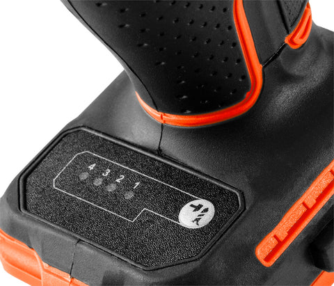 NEO TOOLS 04-612 Akkus szénkefementes ütvecsavarozó 1/4"(hatszög), Energy+, 18v, 300nm, akku nélkül!