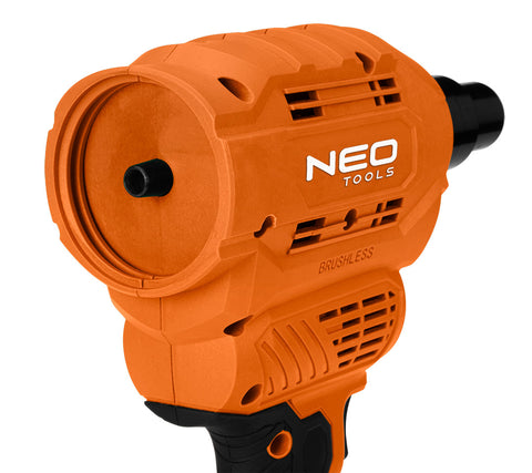 NEO TOOLS 04-617 Akkus popszegecshúzó, Energy+, 18V, szegecsátmérő 2,4-6-4mm, húzóerő 12000 N