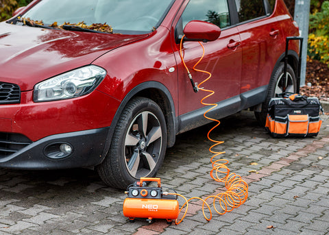 Akkus kompresszor ENERGY+ 18V, 8bar/3.8L, akku nélkül