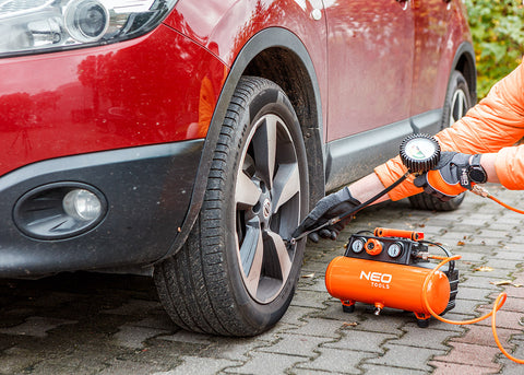 Akkus kompresszor ENERGY+ 18V, 8bar/3.8L, akku nélkül
