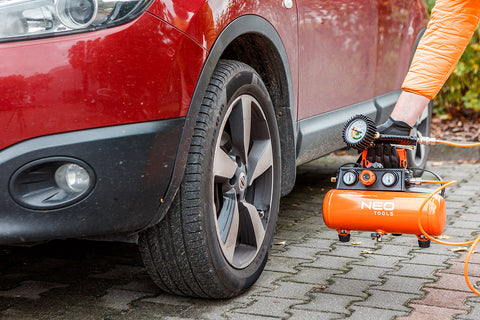 Akkus kompresszor ENERGY+ 18V, 8bar/3.8L, akku nélkül