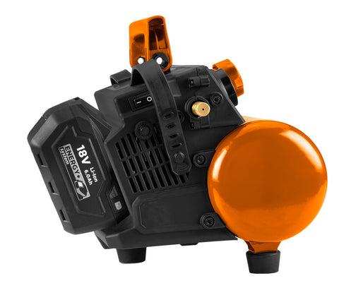 Akkus kompresszor ENERGY+ 18V, 8bar/3.8L, akku nélkül