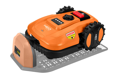 NEO TOOLS 04-621 Akkus robotfűnyíró, Energy+ akkuKkal kompatibilis, IOS és Android vezérlési lehetőség