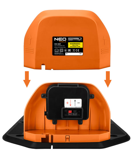 NEO TOOLS 04-621 Akkus robotfűnyíró, Energy+ akkuKkal kompatibilis, IOS és Android vezérlési lehetőség