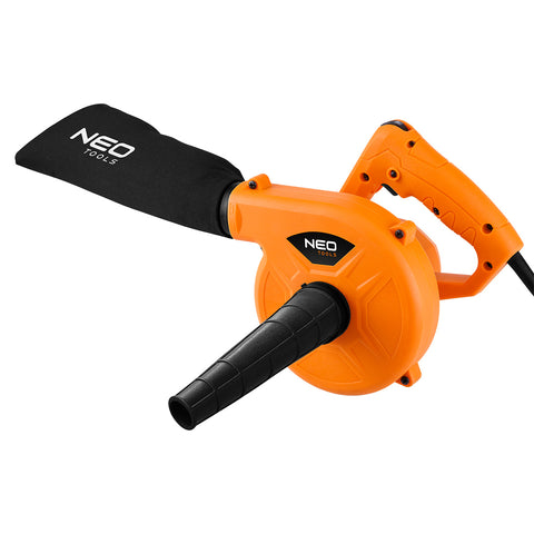 Lombfúvó és portalanító gép szívó funkcióval, gyűjtőzsákkal,  600W, 285km/óra légsbesség