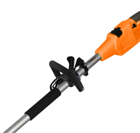 Magassági láncfűrész és sövényvágó 2 az 1-ben, 750W/250mm / 550W/460mm, teleszkópos szár max: 267cm