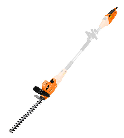 Magassági láncfűrész és sövényvágó 2 az 1-ben, 750W/250mm / 550W/460mm, teleszkópos szár max: 267cm