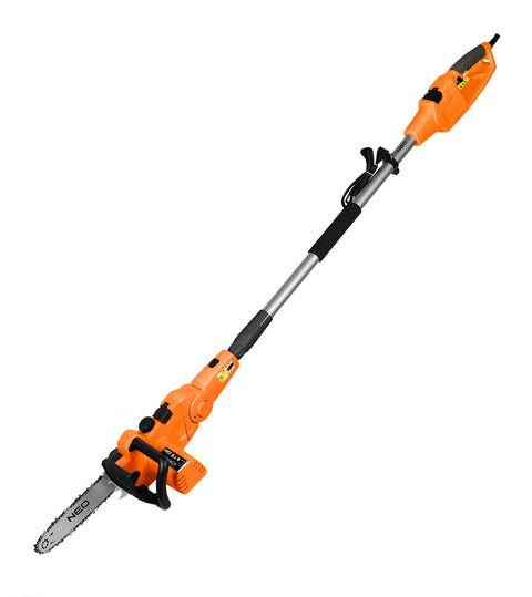 Magassági láncfűrész és sövényvágó 2 az 1-ben, 750W/250mm / 550W/460mm, teleszkópos szár max: 267cm