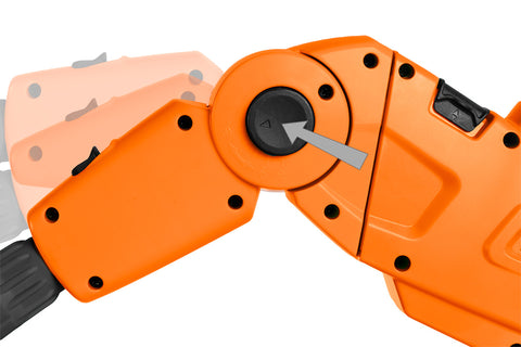 Magassági láncfűrész és sövényvágó 2 az 1-ben, 750W/250mm / 550W/460mm, teleszkópos szár max: 267cm