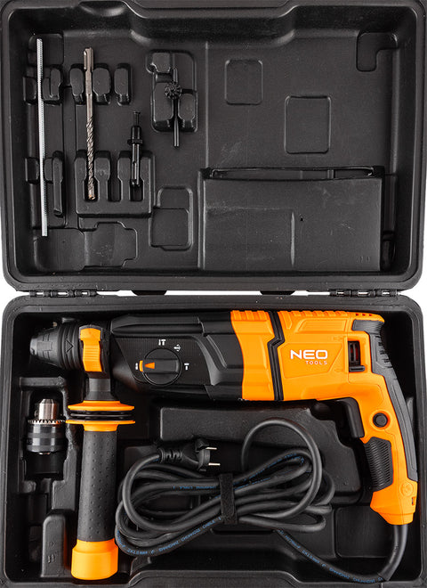 Fúrókalapács vésőfunkcióval 900W / 3.5J, SDS Plus, tartozékokkal