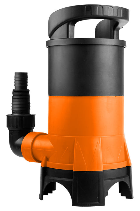 Szennyvízszivattyú, műanyag házas, 400W, 8000L/óra