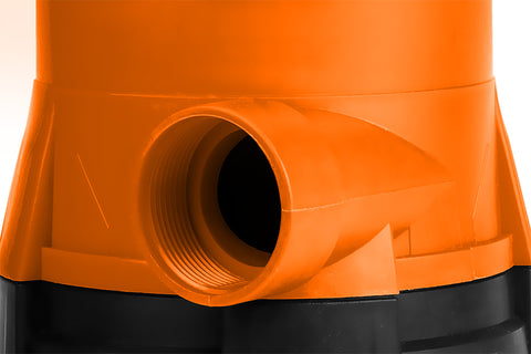 Szennyvízszivattyú, műanyag házas, 400W, 8000L/óra