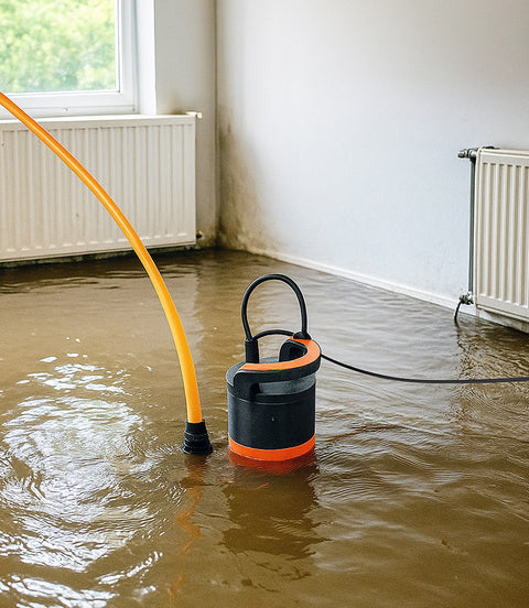 Szennyvízszivattyú, műanyag házas, 900W, 16000L/óra