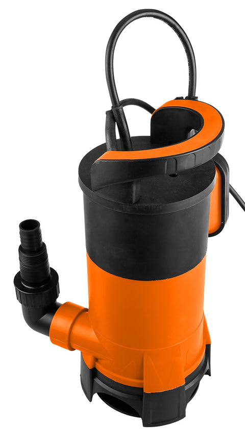 Szennyvízszivattyú, műanyag házas, 900W, 16000L/óra