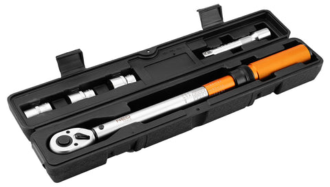 Nyomatékkulcs 1/2", 40-210Nm, 5db-os klt., műanyag koffer
