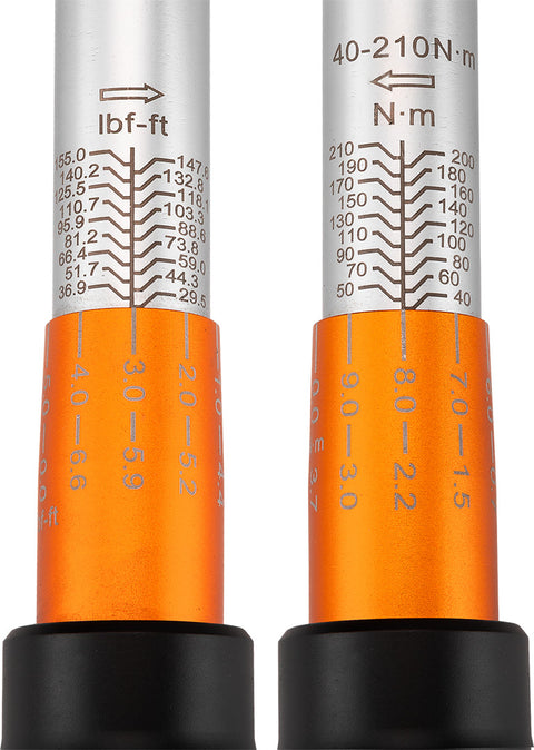 Nyomatékkulcs 1/2", 40-210Nm, 5db-os klt., műanyag koffer