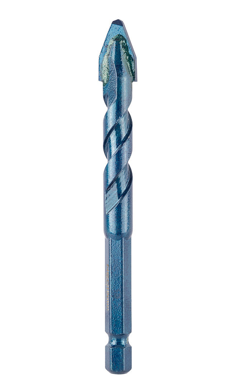 Univerzális keményfémlapkás fúrókészlet, 1/4" hatszög szárral, 6,8,10,12mm, 4db