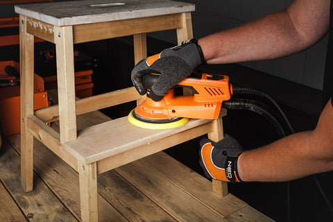 NEO TOOLS 08-991 Csiszolókorong tépőzáras 150 mm, P60, 9 lyukkal, 5db 04-721-hez