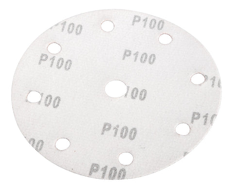 NEO TOOLS 08-993 Csiszolókorong tépőzáras 150 mm, P100, 9 lyukkal, 5db 04-721-hez