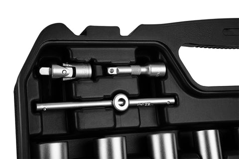 Dugókulcskészlet 1/2", 1/4", 110db