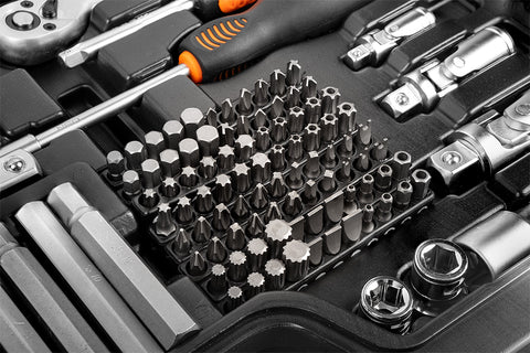 Dugókulcskészlet 300db, 1/4", 3/8", 1/2"