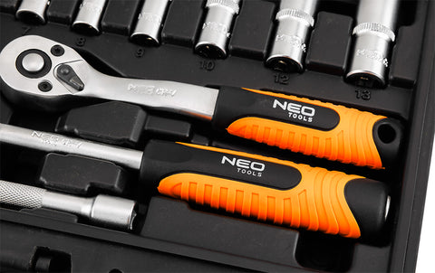 Dugókulcskészlet 1/4", matt felület, 23db