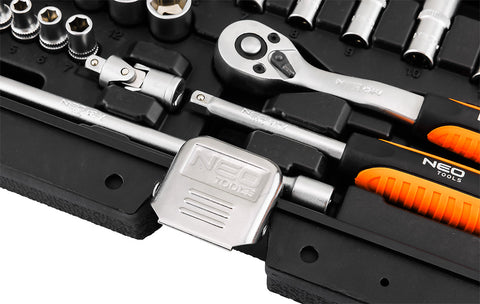 Dugókulcskészlet 1/4", matt felület, 23db