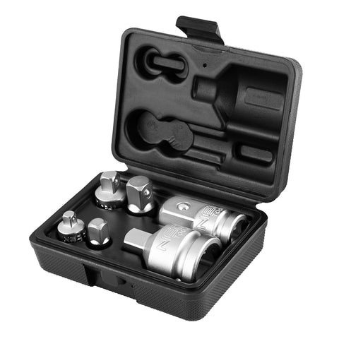 Dugókulcs adapter készlet 1/4"-3/4", 6db
