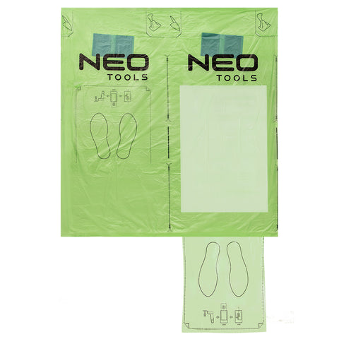 NEO TOOLS 10-485 Belsőtér védőfólia, huzat, 200db, (5az1-ben, ülés, kormány, sebváltó, szőnyeg, kézifék)