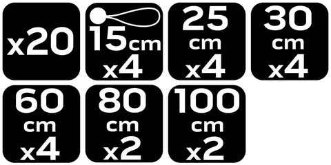 Gumipók, 4-40kg-ig, 20db/cs