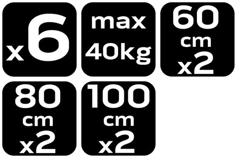 Gumipók, 4-40kg-ig, 6db/cs