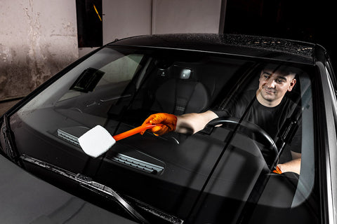 Nyeles ablaktisztító mikroszálas fejjel, 40cm