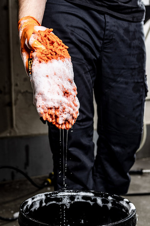 Autómosó szivacs, mikroszálas, 26x12x6cm