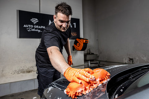 Autómosó szivacs, mikroszálas, 26x12x6cm