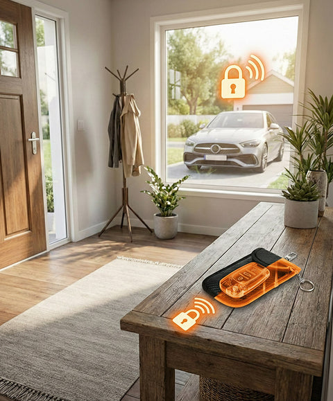 Autókulcs tok RFID jelblokkolóval lopás ellen