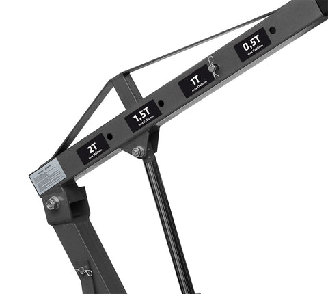 Műhelydaru, motorkiemelő zsiráf 2T, 25-2382mm