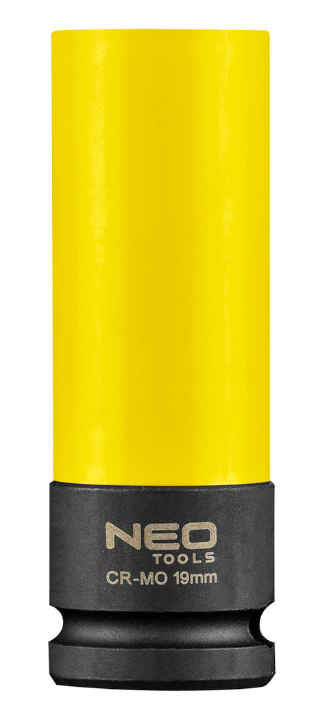 Dugókulcskészlet alufelnihez, vékonyfalú, 1/2", 4db (17, 19, 21, 22mm), CRMO