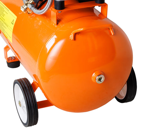 Kompresszor 50L, 8 bar, 180L/perc,  extra csendes, kefementes motorral, olajmentes, 80Db