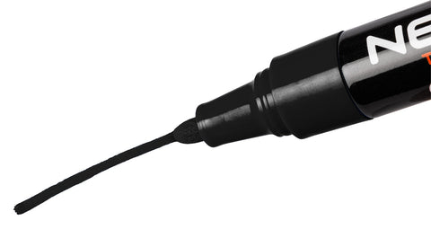 4db jelölőfilc, lakkfilc, vízálló festékkel, alu festéktartály házzal, színes, vastag hegyű