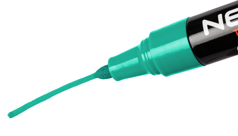 4db jelölőfilc, lakkfilc, vízálló festékkel, alu festéktartály házzal, színes, vastag hegyű
