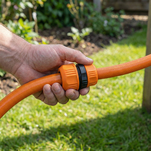 Tömlőtoldó csatlakozó, 1/2"-3/4", műanyag