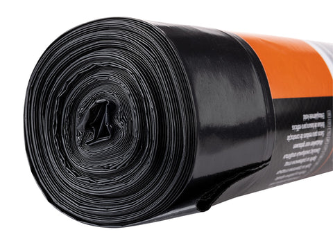 Szemeteszsák, 120l, 70x110cm, 100mic, fekete, 10db/cs