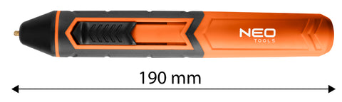 Ragasztótoll, akkus, 8mm-es patronokhoz