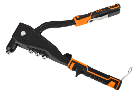NEO TOOLS 18-103-1 Popszegecshúzó, erősített, acél és alumínium szegecsekhez 2,4/3,2/4,0/4,8 mm