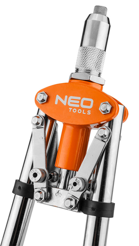 NEO TOOLS 18-106-1 Popszegecshúzó 2 karos, egyenes, alu és acél szegecsekhez, 3.2-6.4mm-ig